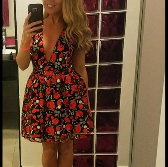 AKIRA Dresses & Skirts - Akira deep V dress